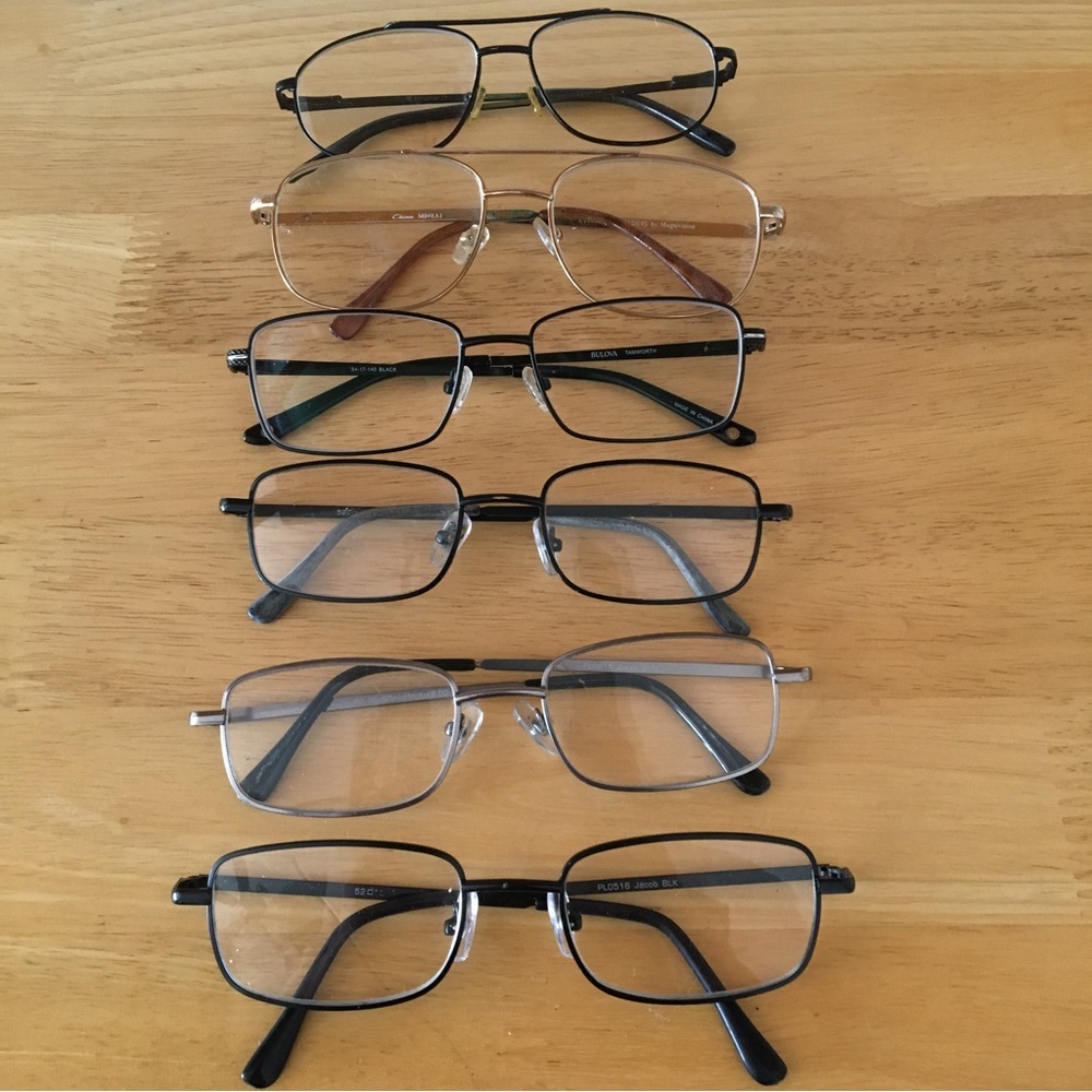 6 Pairs of Reading Glasses